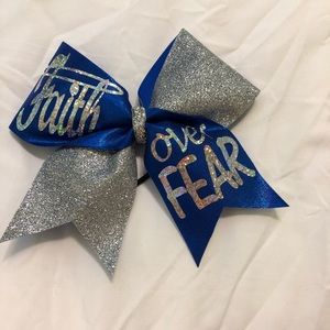 Faith Over Fear Cheer bow